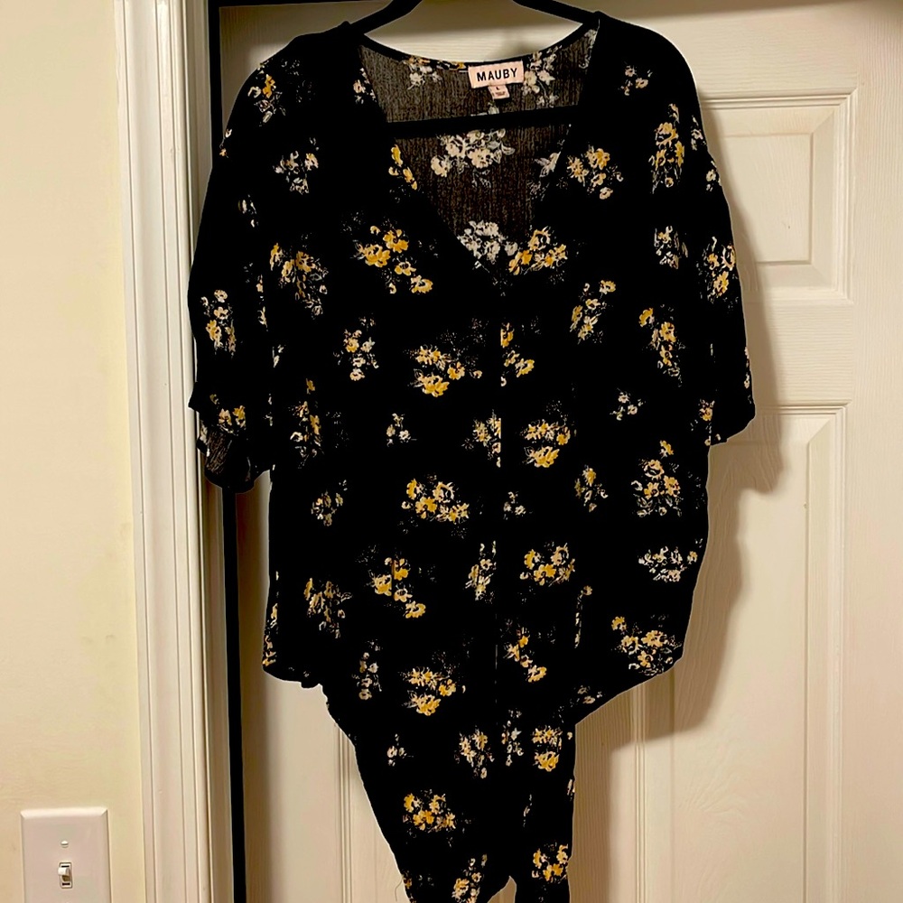 Mauby The Hem Floral Blouse